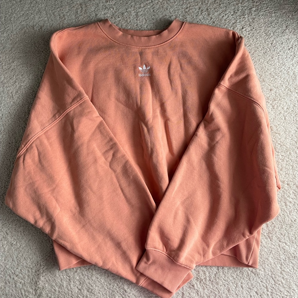 Adidas cropped cute sweater